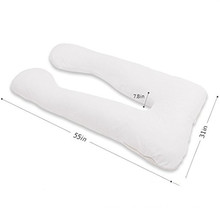 Pregnancy Maternity Pillow China Supplier U- Shaped Contoured Body Pregnancy Maternity Pillow